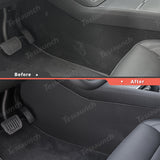 Center Console Side Anti-Kick Mats for Tesla Model Y Juniper 2025+