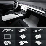 Kit de upgrade interior alb pt Tesla Model 3 Highland 2024+