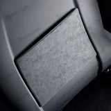 Alcantara Seat Ryg Anti-kick Sticker 2PCS til 2024 Model 3 Højland