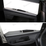 Front & Rear Door Armrest Overlays Covers (Carbon Fiber Pattern ABS) for Cybertruck (4 PCS)