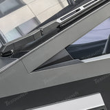 A-Pillar Triangle Spoiler Covers (Carbon Fiber Pattern ABS) for Cybertruck