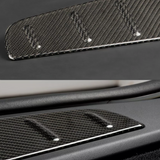 [Real Carbon Fiber] Capas de acabamento de soleira de porta-malas (3 peças) para Tesla Model X 2022+