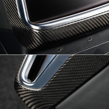 [Real Carbon Fiber] Rear AC Vent Cover for Tesla Model S/X 2022+