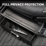 Front Under-Seat Anti-Theft Privacy Fingerprint Safe Lockbox For Tesla Cybertruck