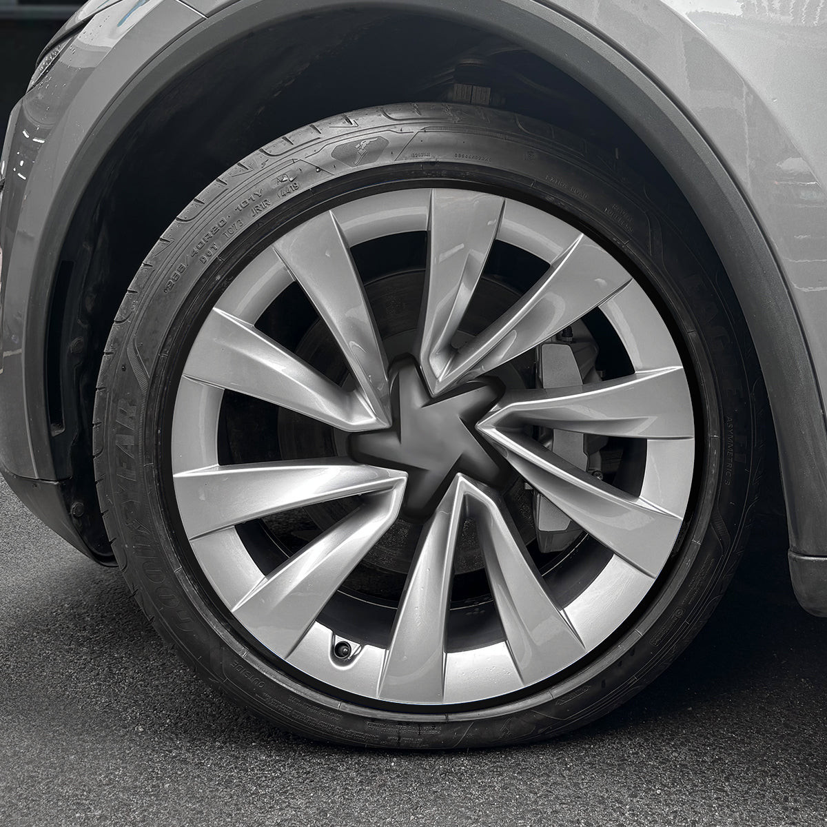 Protecții pentru jante din aliaj de aluminiu Helix 2.0 de 20'' pentru Tesla Model Ienupăr Y 2025+