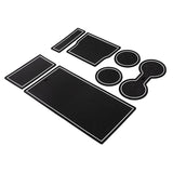 Model 3 Center Console & Cupholder Liner Kit Sklisikker matte for Tesla(2017–2020)