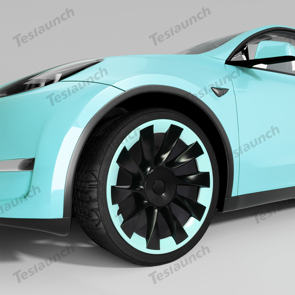 All-in-one Tesla Wheel Rim Protector for Tesla Model Y 20'' Induction Wheel and Model Y 21'' Uberturbine Wheel