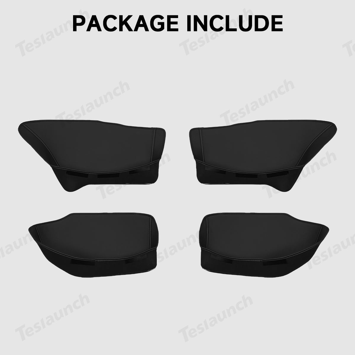 4-Piece Door Storage Liner Set for Tesla Model Y Juniper 2025+ - T-Launch