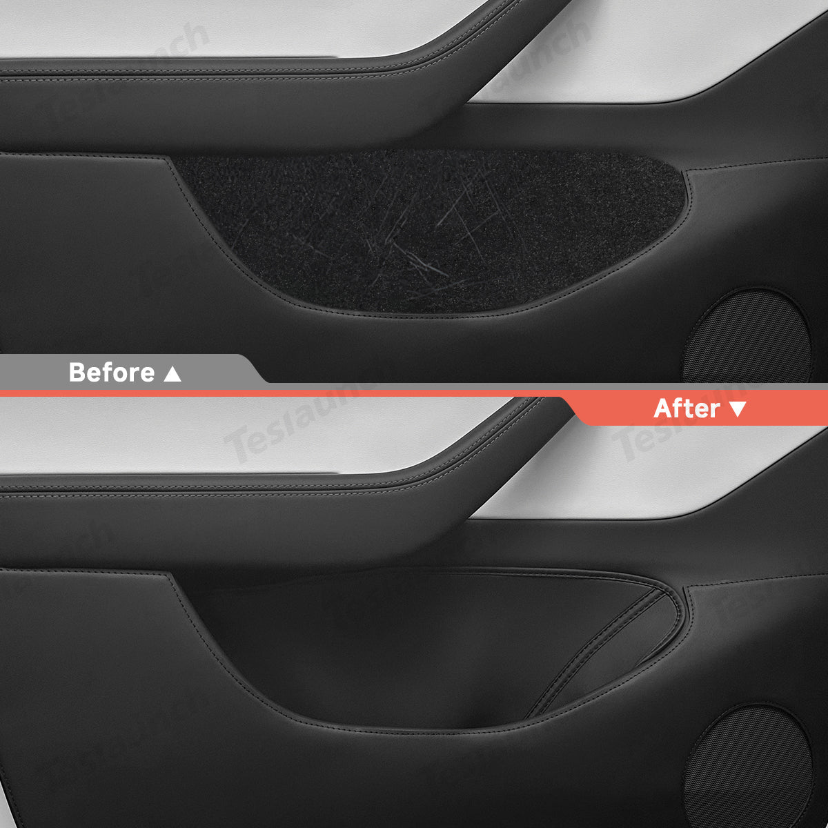 4-Piece Door Storage Liner Set for Tesla Model Y Juniper 2025+ - T-Launch