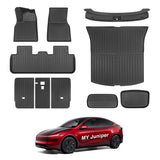 All-Weather TPE Floor Mats & Cargo Liners Set for Tesla Model Y Juniper 2025+