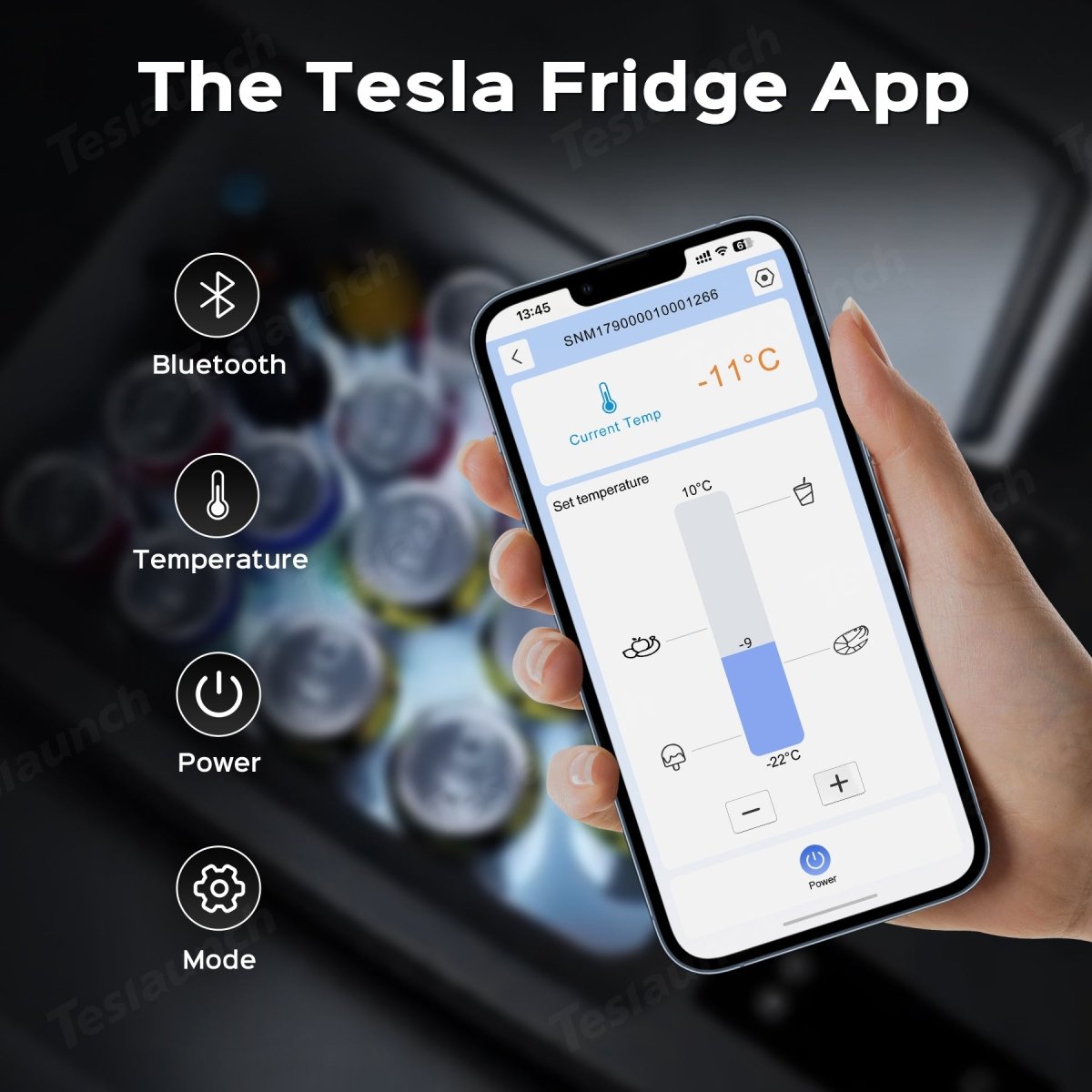 40L Trunk Refrigerator Portable Trunk Freezer for 2015-2024 Tesla Model X 6 Seats/ 7 Seats (US Version) - T-Launch
