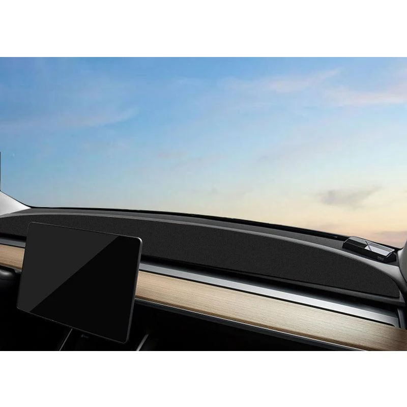 Model 3/Y Flannel Dashboard Cover Front - Dashboard Cover with Heat Insulation for Model 3 and Model Y (2017-2023)