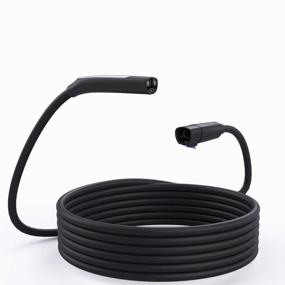 48A EV Charging Extension Cable with One-Button Switch for Tesla M3/Y/S/X-16FT - T-Launch