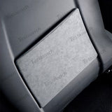 Alcantara Seat Back Anti-kick Sticker 2 STUKS Voor 2024 Model 3 Hoogland