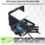 กล่องเก็บของกันน้ำสำหรับการเดินทางสำหรับ Starlink Mini