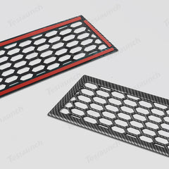 Bagkofanger Honeycomb Mesh Trim Covers (Carbon Fiber Pattern ABS) til Cybertruck (2 STK)