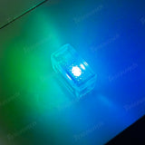 Model S/X/3/Y Achterbank LED USB-A/C RGB-verlichting voor Tesla(2012-2024)