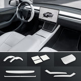 White Interior Upgrade Kit For Tesla Model Y Juniper 2025+
