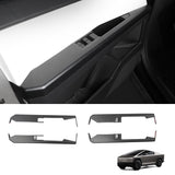 Front & Rear Door Armrest Overlays Covers (Carbon Fiber Pattern ABS) for Cybertruck (4 PCS)