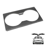 [Real Carbon Fiber] Center Console Cover Kit For Model X 2021+