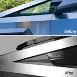 A-Pillar Triangle Spoiler Covers (Carbon Fiber Pattern ABS) for Cybertruck