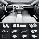 White Interior Upgrade Kit for Tesla Model 3 Highland 2024+