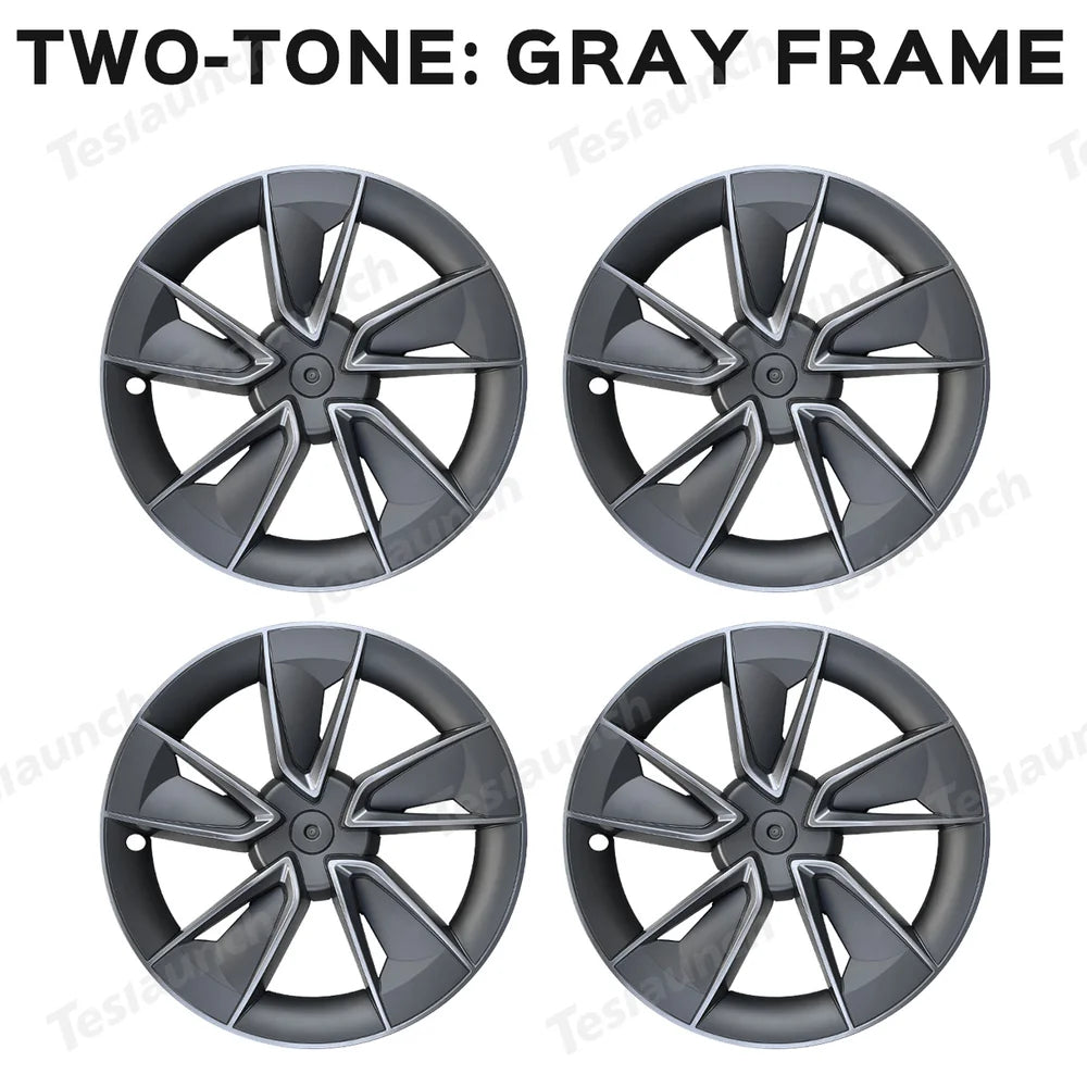 19'' Crossflow Wheel Cover for Tesla Model Y Juniper 2025+(4PCS)- Inspired by the Model 3 Highland Performance