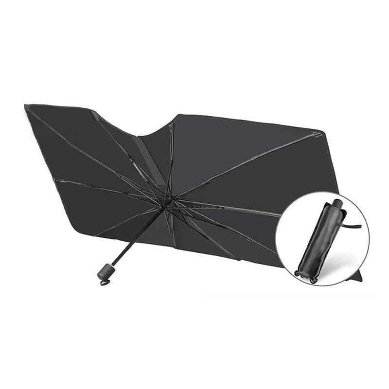 Tesla Model 3/Y/S/X(2012-2023) Foldable Umbrella Car Front Windshield Sunshade