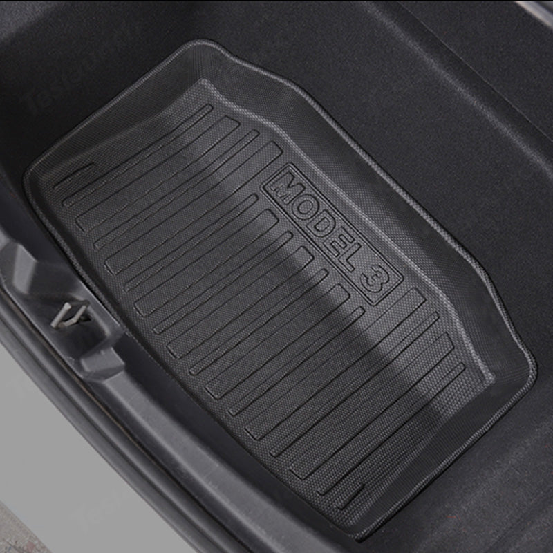 Tapis de coffre arrière 3pcs pour 2024 Tesla New Model 3 Highland