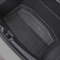 2024 Model 3 podlahové rohože Highland do každého počasí Kompletní sada rohože do kufru Cargo Mat Frunk Cargo Liner pro Tesla