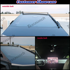 Front Vinduesrude Sun Visor for Tesla Cybertruck