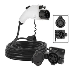 J1772/Type 1 EV Charger Extension Cable Compatible for All SAE J1772 Chargers
