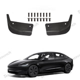 Mud Flaps Splash Guards Front Rear Mudguard Kit, No Drill Fender(4 Pcs) for Tesla 2024 Model 3 Highland