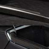 [Real Carbon Fiber] Center Console Side Trim Cover för Model S/X 2022+