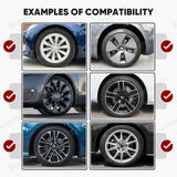 Green Aluminum Alloy Wheel Rim Protector- Fits All Cars (4pcs）