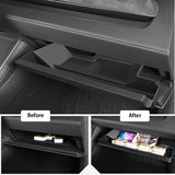 Co-pilot Glove Box TPE Storage Box For Tesla Model Y Juniper 2025+