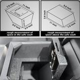 Anti-Theft Center Console Safe Lockbox for Tesla Cybertruck