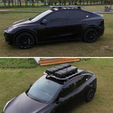 Roof Rack Cargo Platform Rooftop Cargo System for Tesla Model Y 2021+