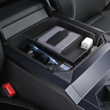 Double layer center console organizer armrest storage box for cybertruck