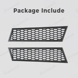 Rear Bumper Honeycomb Mesh Trim Covers (Carbon Fiber Pattern ABS) for Cybertruck (2 PCS)