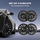 Storm stil fuld dækket hjul hubcap form. Tesla 2024 Model 3 18-tommer hjul (4PCS)
