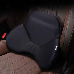 Cuscino di supporto lombare traspirante ergonomico in seta di ghiaccio-Si bene per tutte le auto