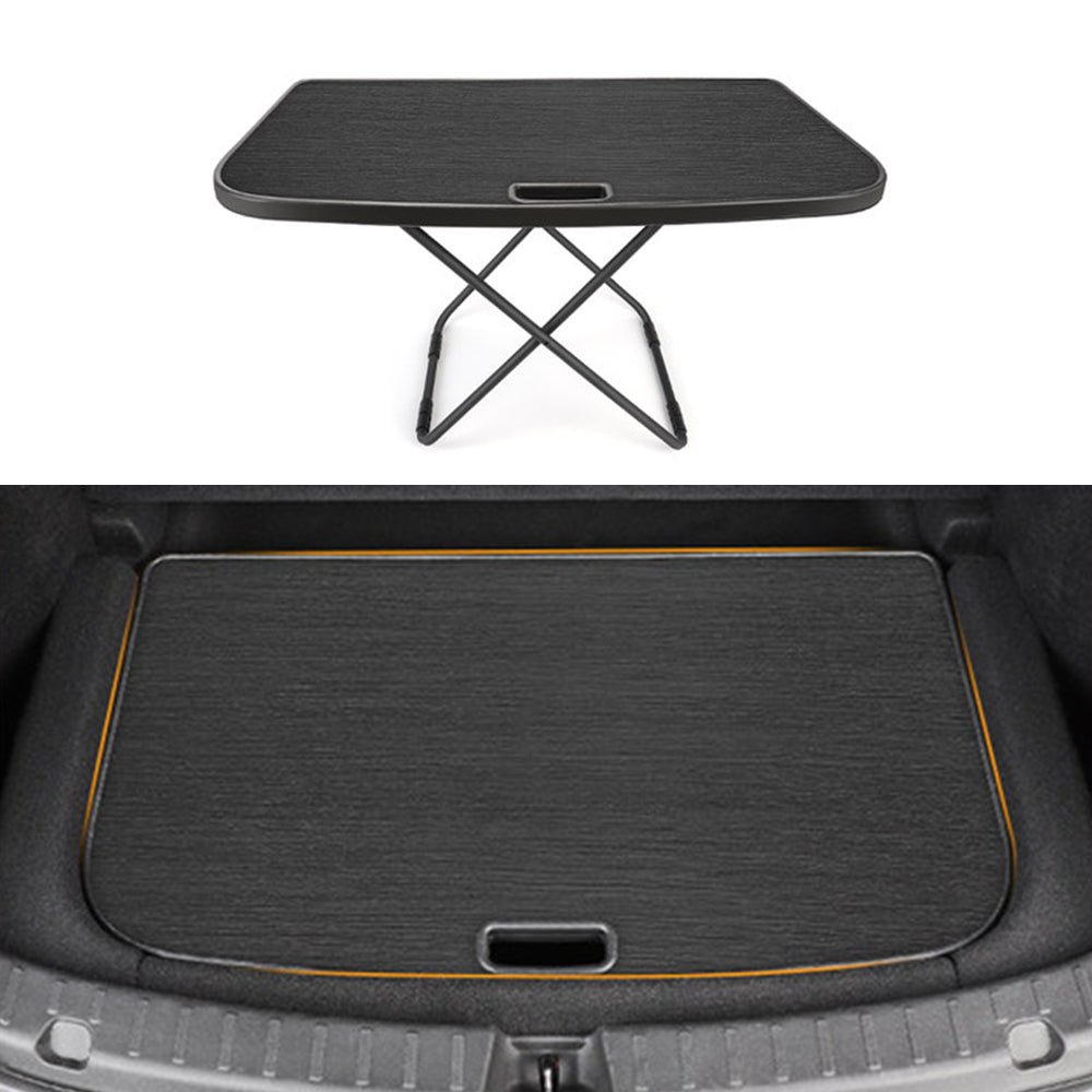 Tesla Mesa de camping Mesa plegable de viaje Mesa de almacenamiento de baúl para Model 3/Y