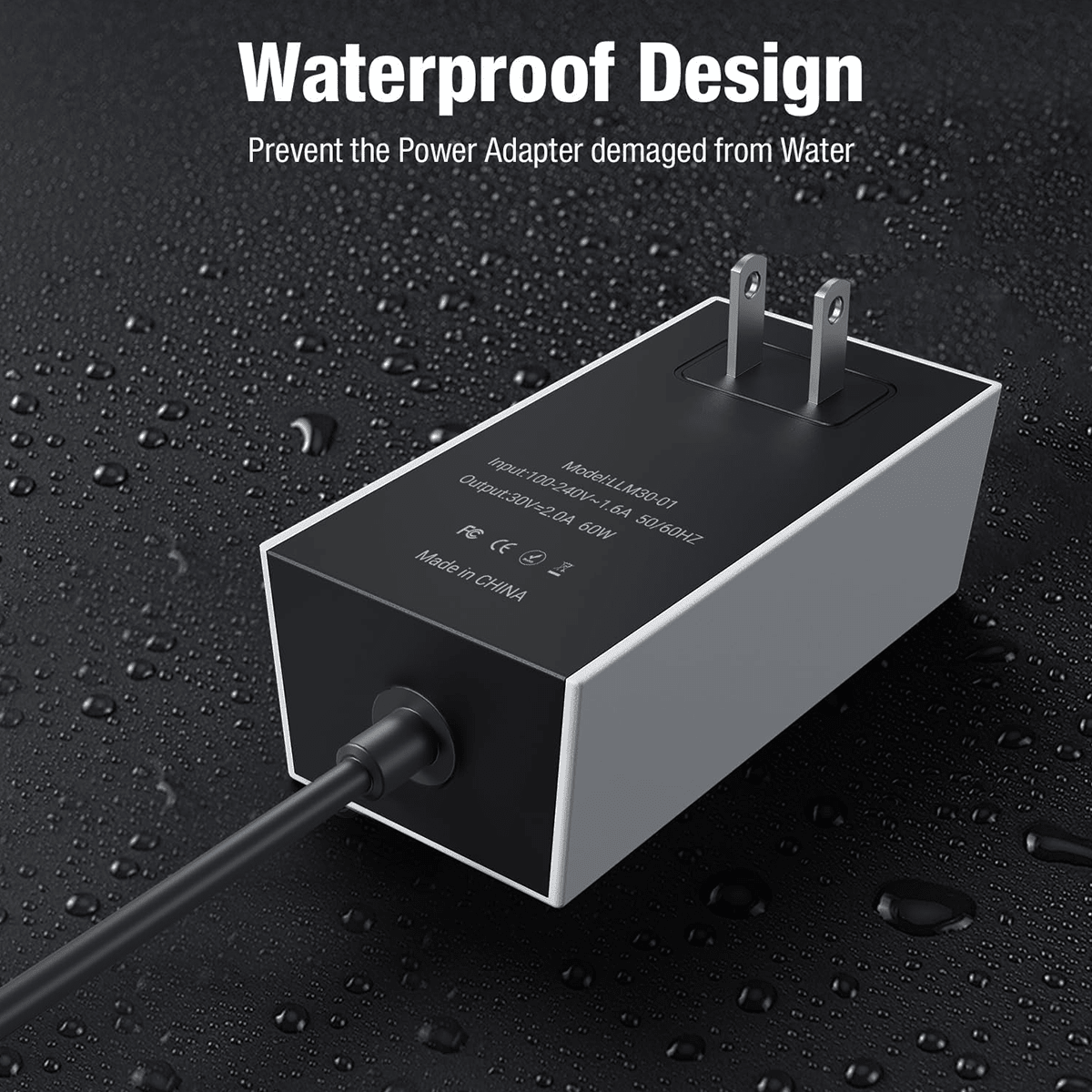 60W AC to DC Power Supply Adapter for Starlink Mini - T-Launch