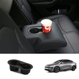 Seat Rear Non-slip Silicone Cup Holder Insert  For Tesla Model Y Juniper 2025+