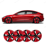 Model 3 18' ' Aero hjuls omslag 4PCS erstatningsfamilie Tesla (2017&ndash;2023)