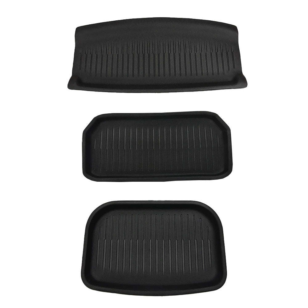 Tapis et doublures de sol sur mesure Découpe par laminage 3D Toutes saisons pour Tesla [[PL170]] Y (2020-2024)