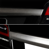 [Real Carbon Fiber] Rear Tailgate Trim Strip Cover for Model S 2022+