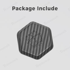 ADUTECH Windshield Washer Fluid Cap For Tesla Cybertruck - Black ABS Replacement Reservoir Cover