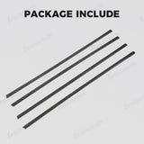 [Real Carbon Fiber] Window Trim Overlays for Tesla Cybertruck (Set of 4)